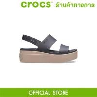 ราคา CROCS Brooklyn Low Wedge รองเท้าส้นเตารีดส้นต่ำ (9710735531)