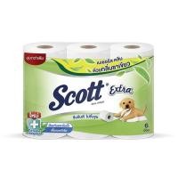 ราคา Scott สก๊อตต์® เอ็กซ์ตร้า กระดาษชำระ กลิ่นเนเชอรัล คลีน รวม 6 ม้วน (214045846)
