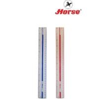 ราคา HORSEตราม้า ไม้บรรทัดพลาสติก ขนาด12 นิ้วH-12- คละสี จำนวน 12 อัน (1674277318)