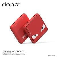ราคา Power Bank 10000 mAh dopo รุ่น A10 mini Eyes (Red) รับประกัน 1 ปี (แบตเตอรี่สำรอง พาวเวอร์แบงค์ Power Bank) (2134334025)
