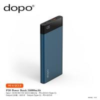 ราคา Power Bank 15000 mAh dopo รุ่น P20 (ฺBlue) รับประกัน 1 ปี (แบตเตอรี่สำรอง พาวเวอร์แบงค์ Power Bank) (5205772400)