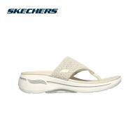 ราคา Skechers สเก็ตเชอร์ส รองเท้าแตะ ผู้หญิง GOwalk Arch Fit On-The-Go Sandals Shoes - 140221-NAT (5480584581)