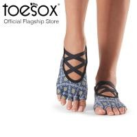 ราคา [ใส่โค้ด VVJUN400 ลด 400]ToeSox โทซอคส์ ถุงเท้ากันลื่นแยกนิ้วสายไขว้ รุ่น Elle เปิดนิ้วเท้า (4415109993)