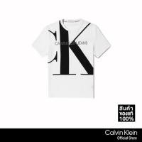 ราคา CALVIN KLEIN MENS เสื้อยืดสีขาว รุ่น J315840 YAF (3452440788)