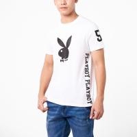 ราคา PLAYBOY 09 T-SHIRT (เสื้อยืดคอกลม) รุ่น P1MT219TB061WH (3064078336)