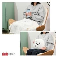 ราคา MINISO หมอนผ้าห่ม We bare bears-Blanket (4765081691)
