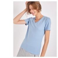 ราคา ใส่โค้ด "WJLVVJ" ลดเลย 50.- YNO Basic V-neck short sleeve soft touch t-shirt เสื้อยืดคอตตอนคอวีเนื้อนุ่มพิเศษ 21094 (5730582579)