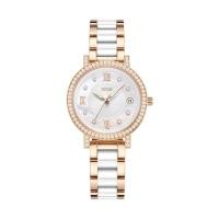 ราคา Solvil et Titus (โซวิล เอ ติตัส) นาฬิการุ่น Fair Lady W06-03191-002 ระบบควอทซ์ สายสเตนเลสสตีลและเซรามิก หน้าปัด 32.5 มม. (5840362262)