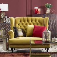 ราคา SB DESIGN SQUARE VINTAGE PASSION โซฟาผ้า โซฟา 2 ที่นั่ง Rebecca ขนาด 132x93x108 ซม. - (9815601212)