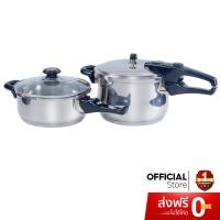 ราคา [ส่งฟรี มีรับประกัน] Hi-sonic ชุดหม้อแรงดัน หม้ออัดแรงดัน 6 ลิตร (ต้ม ตุ๋น สุกไว) รุ่น HS-2628 (653989453)