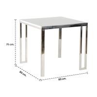 ราคา SB DESIGN SQUARE SB FURNITURE โต๊ะทานอาหาร โต๊ะอาหารขาเหล็กท๊อปไม้ Montis ขนาด 80x80x75 ซม. - (5536598772)