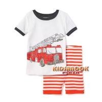 ราคา [แท้]OLD614 ชุดนอน Old Navy (เข้ารูป) รุ่น Graphic Sleep Set (1-2 ปี) ผ้าคอตตอนเนื้อดี ยืดได้ตามตัว (365656171)