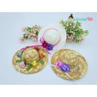 ราคา พร้อมส่ง หมวกสานประดับดอกไม้ บาร์บี้ หมวกสาน ตุ๊กตาบาร์บี้ หมวกบาร์บี้ หมวกลาติ หมวกจิ๋ว (987540216)
