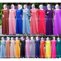 ราคา ชุดเดรสยาวสีพื้นทรงอาบาย่า มี3ไซส์ให้เลือก คนผอม,คนอวบ,คนอ้วน, คนท้องใส่ได้หมด (2742440216)
