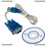 ราคา ❉❉USB to RS232 Serial Port DB9 9 Pin Male COM Port Converter Adapter Cabl (2147484482)