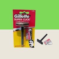 ราคา Gillette SUPER CLICK ยิลเลตต์ด้ามมีดโกนซุปเปอร์คลิก (2676563514)