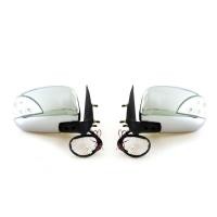 ราคา กระจกมองข้าง ปรับไฟฟ้า 5สาย มีไฟเลี้ยว ชุบเงิน โตโยต้า ไฮลักซ์ วีโก้ แชมป์ Toyota Hilux Vigo AN10 AN20 AN30 ปี 2004-2015 (1673909528)