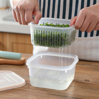 ราคา .My กล่องพลาสติกทรงสี่เหลี่ยมพร้อมฝาปิดสําหรับเก็บผลไม้กระเทียม (4140560317)