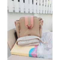 ราคา แฟชั่น Forever Young #กระเป๋า สะพายข้างสีครีม (3055114755)