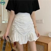 ราคา Ydmtp เสื้อเชิ้ตแขนสั้นเอวสูงผ้าโพลีเอสเตอร์ทรงหางปลาสําหรับผู้หญิง (2969903477)