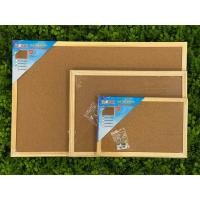 ราคา กระดานไม้ก๊อก บอร์ดเสียบหมุดไม้ก๊อก กระดานปักหมุด ผลิตจากไม้คุณภาพดี (จำนวน 1 แผ่น) (3147576623)