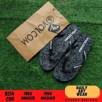 ราคา รองเท้าแตะ JEPIT DISTRO VOLCOM ลําลองคุณภาพดีสําหรับผู้ชาย (3011918422)