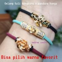 ราคา Pandora สร้อยข้อมือลายดอกไม้ 5 / pandora (4082835893)