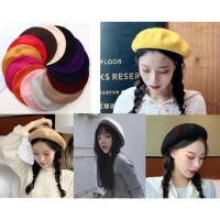 ราคา (G) หมวกเบเร่ต์ Beret หมวกกันหนาว แฟชั่น (3305204840)