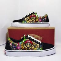 ราคา Vans กล่องเพิ่มความสูง + เชือกผูกรองเท้าสีดําสีขาว (3049797310)