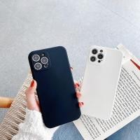 ราคา พร้อมส่ง เคสไอโฟน 11 เคสโทรศัพท์ซิลิโคนสีดำและสีขาวสำหรับ iPhone 12Promax, 11Promax, X, XS,XR,6 +, 7 8plus 11,12 (3288072476)
