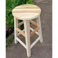 ราคา Sukthong@เเพร่ เก้าอี้บาร์ ขนาด 30*30สูง70ซม. เก้าอี้ไม้สัก เก้าอี้เคาน์เตอร์ สีไม้สักดิบธรรมชาติขัดเรียบ (3554888929)