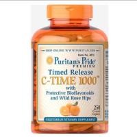 ราคา Puritan's Pride [2v11 Vitamin C-1000mg Timed Release Bioflavonoids Wild Rose Hips 250 cap ถูกสุดในไทย] แตกตัวช้า 6-9 ชม (4743082234)
