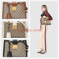 ราคา Gucci GG Padlock กลาง กระเป๋าเป้ ของแท้ 100 35 CM 26 CM มอบกล่องของขวัญที่เคาน์ (8948091655)