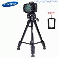 ราคา YUNTENG VCT 668 DV 211N ขาตั้งกล้องขาตั้งมือถือ3ขา tripod for camera DV Professional Photographic equipment Gimbal (554138640)