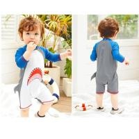 ราคา kids ชุดว่ายน้ำเด็ก ชุดว่ายน้ำเด็กชาย ลายฉลามขาวน่ารัก รุ่น 208 (9672576883)