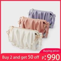 ราคา Charles and Keith 2021 new product ladies wrinkle underarm bag shoulder bag diagonal bag CK2 20270749 zy01 (10335635089)