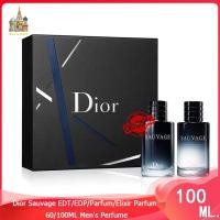 ราคา กล่องของขวัญ Dior Sauvage EDT EDP Parfum Elixir Parfum 60 100ML Men s Perfume น้ำหอมผู้ชาย แท้ (5671990554)