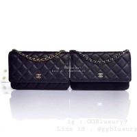 ราคา New Chanel Woc black beige carviar RHW GHW Full set Hologram (2321103480)