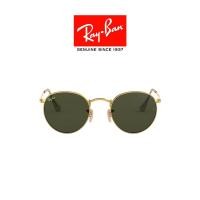 ราคา Ray Ban Round Metal size 50 RB3447 001 แว่นตากันแดด (907987434)