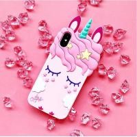 ราคา เคสโทรศัพท์ซิลิโคนลายการ์ตูนยูนิคอร์น 3 มิติสำหรับ iPhone X 5 6 s 7 8 Plus Unicorn Phone Cover (1397612120)