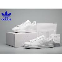 ราคา Adidas Stan Smith รองเท้าผ้าใบ สีขาวล้วน แท้ จัดส่งในวันเดียวกัน บรรจุภัณฑ์ลิ้นชัก (4389971816)