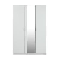 ราคา WINNER FURNITURE ตู้เสื้อผ้าไม้ 3 บานประตู รุ่น วิวิด สีขาว (7800606356)