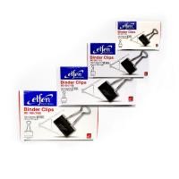 ราคา คลิปดำ คลิปหนีบกระดาษ Elfen กล่อง 12 ชิ้น No 108 No 109 No 110 No 111 No 112 1 กล่อง S24 (13130770805)