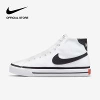 ราคา NIKE Men s Court Legacy Canvas Mid Shoes White รองเท้าผู้ชาย NIKE Court Legacy Canvas Mid สีขาว (11394770442)