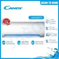 ราคา แอร์ราคาถูกๆ CANDY Air Non Inverter 18000 BTU CWP18EA03T Turbo Cool Comfort airflow Long distance air (14517150114)