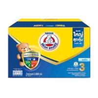 ราคา นมตราหมี สูตร3 รสจืด รสน้ำผึ้ง ขนาด3600กรัม 600กรัมX6ถุง (1380063040)