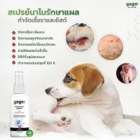 ราคา 30ml Nano Silver Spray สเปรย์นาโนรักษาเชื้อรา แผลติดเชื้อ แผลจากการผ่าตัด และอักเสบ รักษาโรคผิวหนัง สำหรับสุนัข แมว (3072786869)