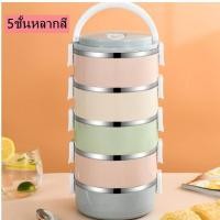 ราคา ปิ่นโตสแตนเลส1 2 3 4 5 6ชั้น ปิ่นโตใส่อาหาร กล่องใส่อาหาร กล่องอาหารกลางวัน กล่องสูญญากาศ 1 2 3 4 5 6ชั้น (6208124482)