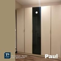 ราคา ตู้เสื้อผ้า 5 ประตู รุ่น Paul บาน Soft close ขนาดกว้าง 200 สูง 220 ซม (4719279720)