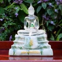 ราคา หลวงพ่อโสธรแก้วใส ด้านในบรรจุองค์พระแก้วมรกต หน้าตัก5นิ้ว สูง20ซม ผ่านพิธีพุทธาภิเษกแล้ว (9015848591)